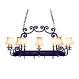 Tourelle Metal Rectangle Hanging Pot Rack