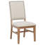 Chaise de salle à manger rembourrée Breslin Beige