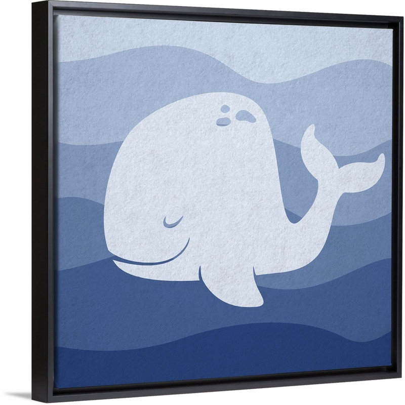 « baleineing subaquatique-chambre d’enfant circle », impression, H 30 po x l 30 po x P 1,75 po