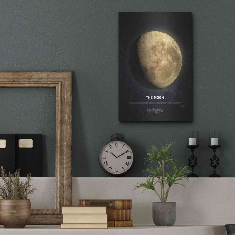 «The Moon 2» par Design Fabrikken, impression sur métal sans cadre, H 16 po x l 12 po x P 0,13 po