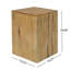 Ensemble de tables d'appoint de style rétro naturel, tables de bout empilables, table d'appoint MGO à colonne carrée pour le salon, la chambre à coucher et le bureau-1183210725