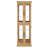 + Glass Lighted - Oak Exquisite Cabinet For