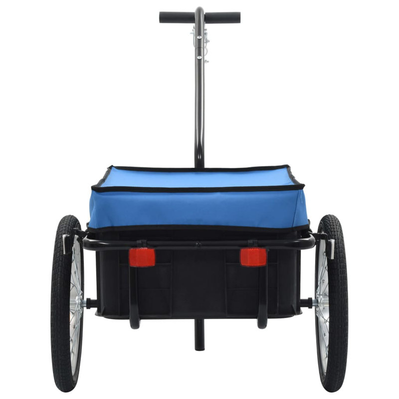Bike Trailer/Hand Wagon 155x60x83 cm Steel, Blue