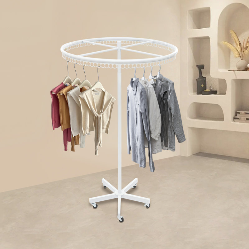 Portant rond 360 ° rotatif, Noir