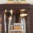 Illuminated 3 - Side Glass Cabinet With Build, 4 Corner Shelves, Clear Visibility, Cherry For Home Decorating Display Built In , Tipping Device, Tool Setup,
