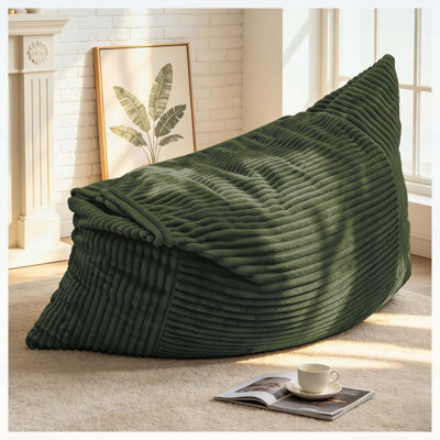 Fauteuil à billes surdimensionné convertible - Votre endroit confortable pour la détente et le temps en famille, multifonctionnel et confortable