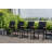 Cenka 5pc Saona 100% FSC Solid Teak and Aluminum Outdoor Patio Dining Set