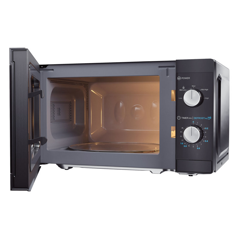  20L 800w Solo Microwave Black, Black