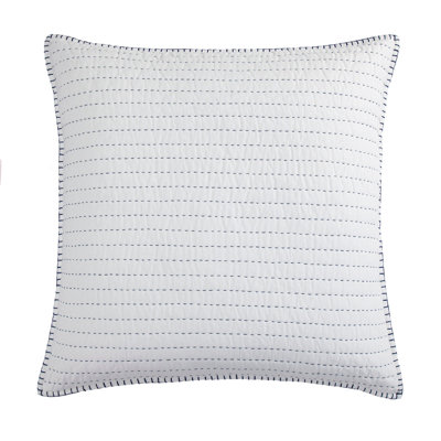 Indigo Blue/White Cotton Piece Sham