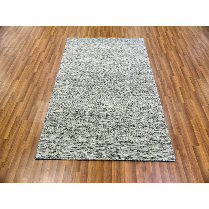 Tapis gris 4 pi x 6 pi 2 po Taiton One-of-a-Kind