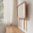 Solid Wood Makeup Vanity, Detachable Mirror, Adjustable Lighting, Equipped with Three Drawers-131238106-107934571
