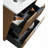 30" Wall-Mounted Bathroom Vanity With 3D Fluted Panel & Ceramic Integrated Sink