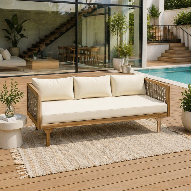 Canapé de patio, Beige