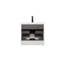 Ensemble de meuble-lavabo simple 23,6 avec comptoir Roudolph