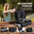 Tactical Pistol Backpack with 2 Pistol Cases, Gun Range Backpack