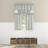 Caruso Floral Semi-Sheer Rod Pocket Kitchen Curtain Tier-997930637-997930639