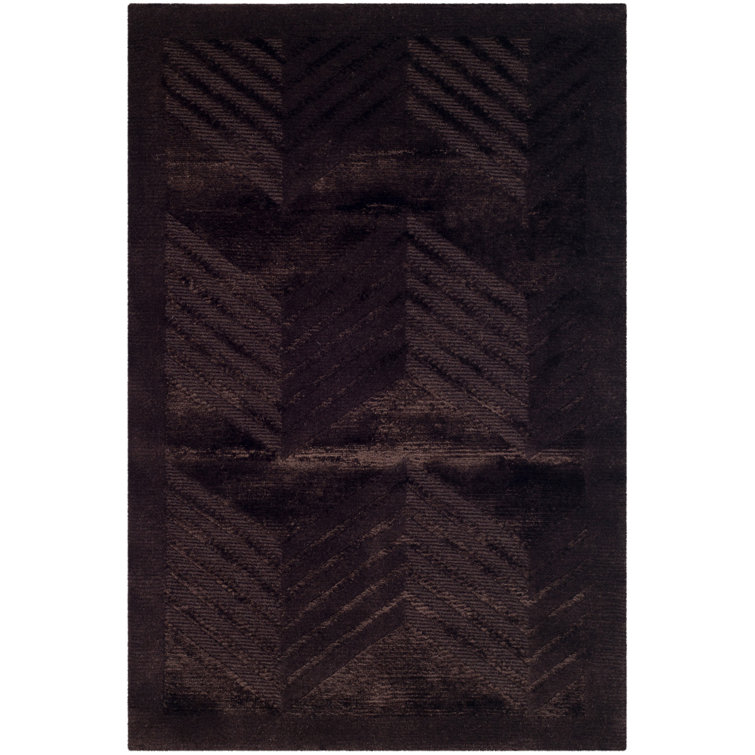 Ralph Lauren Monroe Chevron Wool, Viscose Chevron Rug