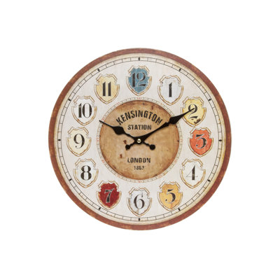 Couture Wood Wall Clock