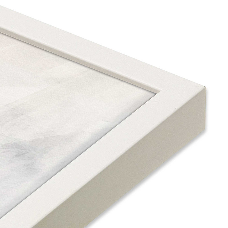 Ensemble de 2 impressions Wistful Tides, Opaque White, 9" H x 22" W
