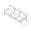 Canapé d'extérieur de 83 po de largeur avec coussins Sunbrella® Vivant-786453296-803568916