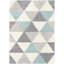 Arden Power Loom Teal/Grey Rug-60066507
