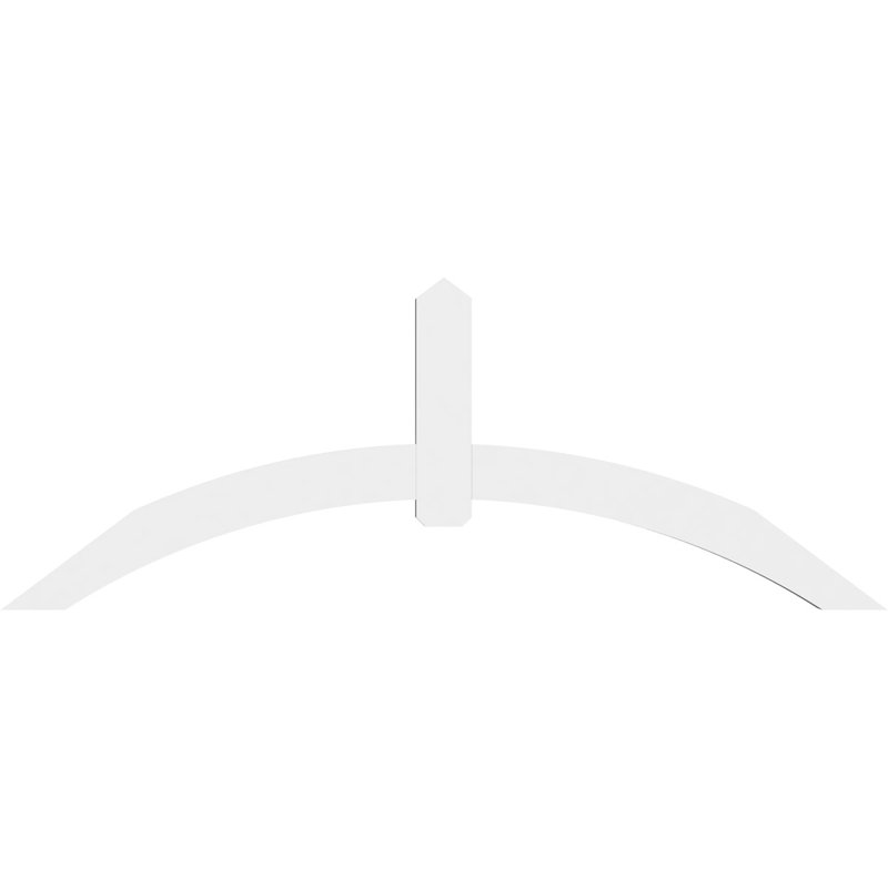 Support pour pignon en PVC Archdale, H 36 po x l 96 po (pas: 9/12), P 4 po x F 6 po