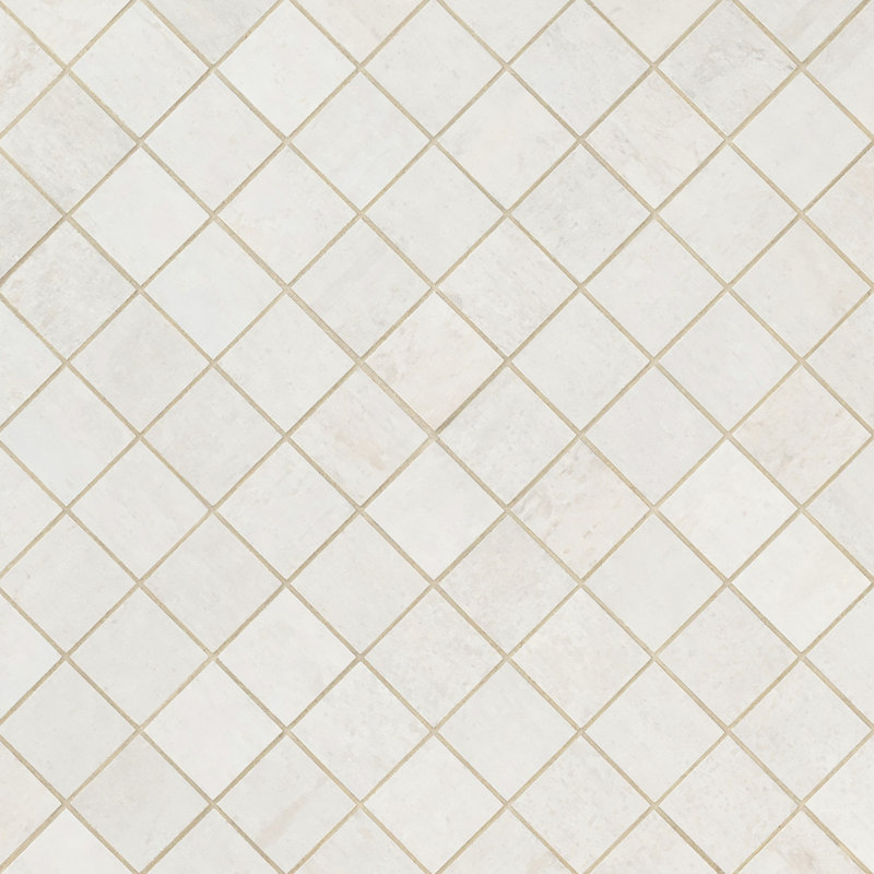 Vante 12 in. x 12 in. Matte Porcelain Mosaic Floor and Wall Tile, Nacre