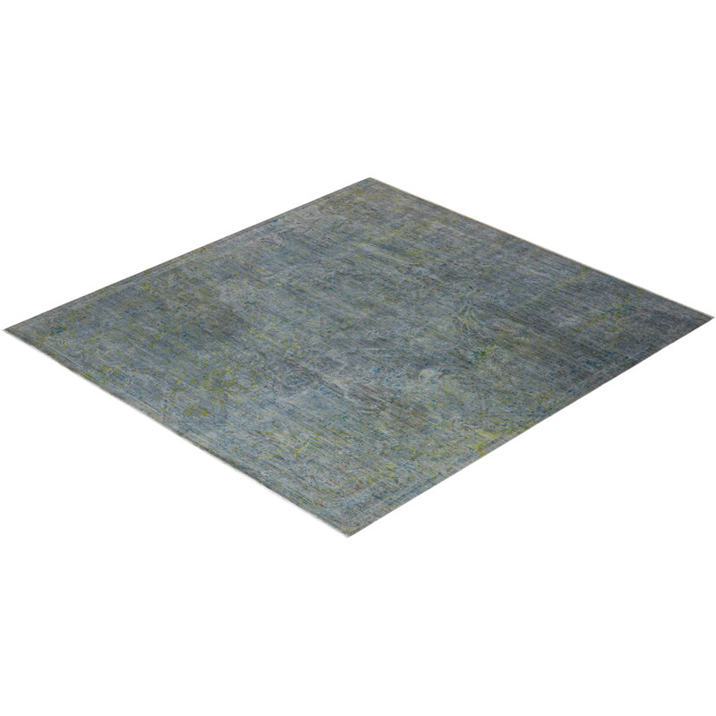 Fine Vibrance One-of-a-Kind 9' 0" X 9' 4" Hand Knotted Area Rug