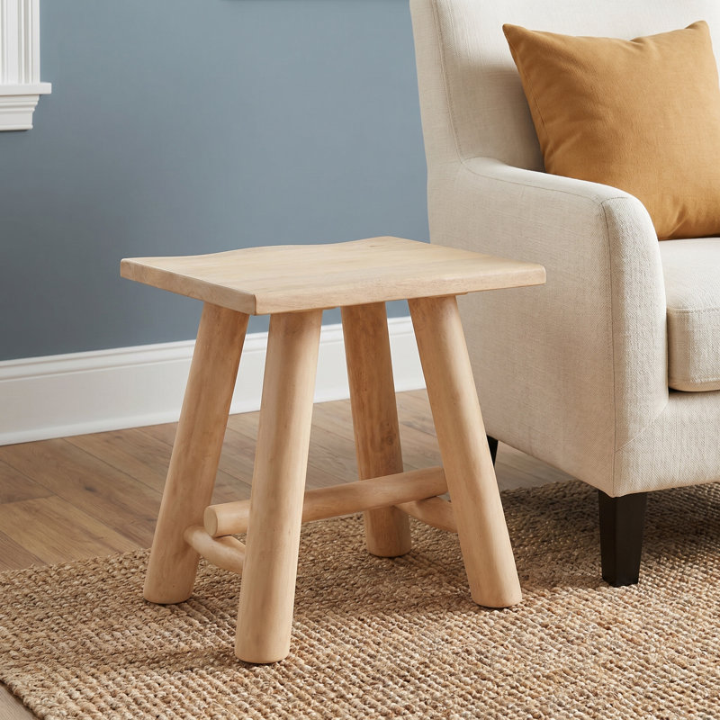 McGreggor Solid Wood Accent Stool