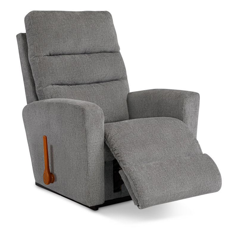 Liam Manual Rocking Recliner, Dark Gray