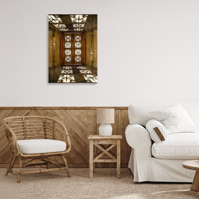 Sunlit Architecture Reflection Canvas, design par Robin Vandenabeele, H 24 po x l 16 po