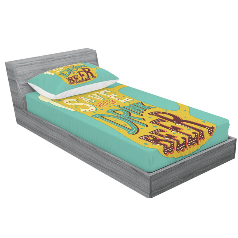 Microfiber Sheet Set, Twin XL Sheet Set with Fitted Sheet