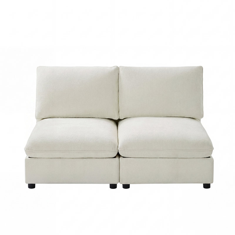 Terencio 30.5" Modern Curved Storage Ottoman