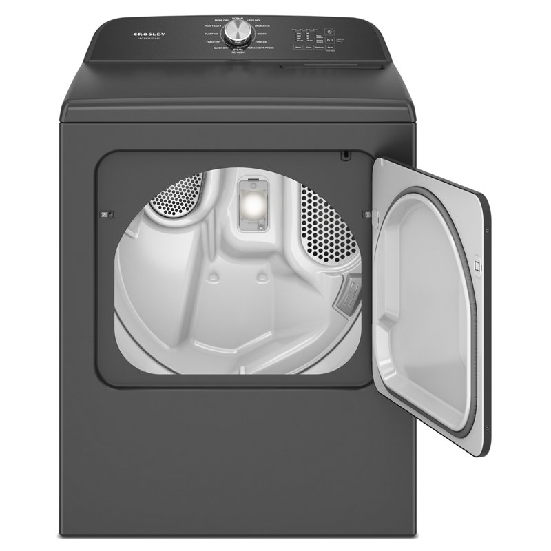 Crosley Professional 7.0 Cuft Dryer Volcano Black, Electric