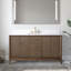 Ensemble de meuble-lavabo autoportant 60 po avec plateau en marbre Caldwell-107663202-107663198-107663199