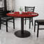 Plateau de table rond en stratifié de 24 po avec base de bar ronde de 18 po Jamey-1867976235-1870724550-1867976234