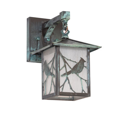 7" Wide Seneca Song Bird Wall Sconce
