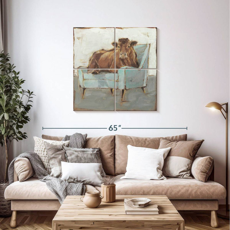 Brampt Moo-Ving In IV, 38'' H x 38'' W