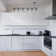 55" 6-Light Matte Black Adjustable Height Track Lighting with Pivoting Track Heads