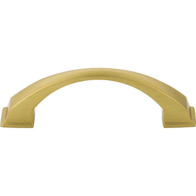 Roman Arch Pull, 5", Brushed Gold