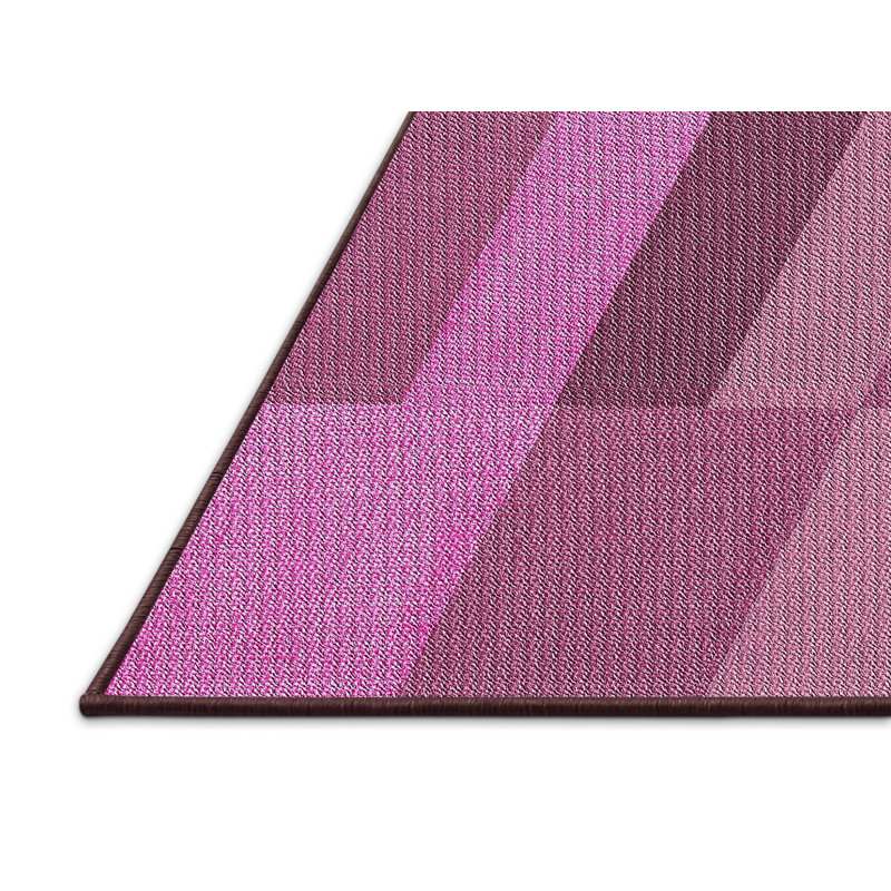 Tapis géométrique violet, Rectangle 5 pi x 7 pi
