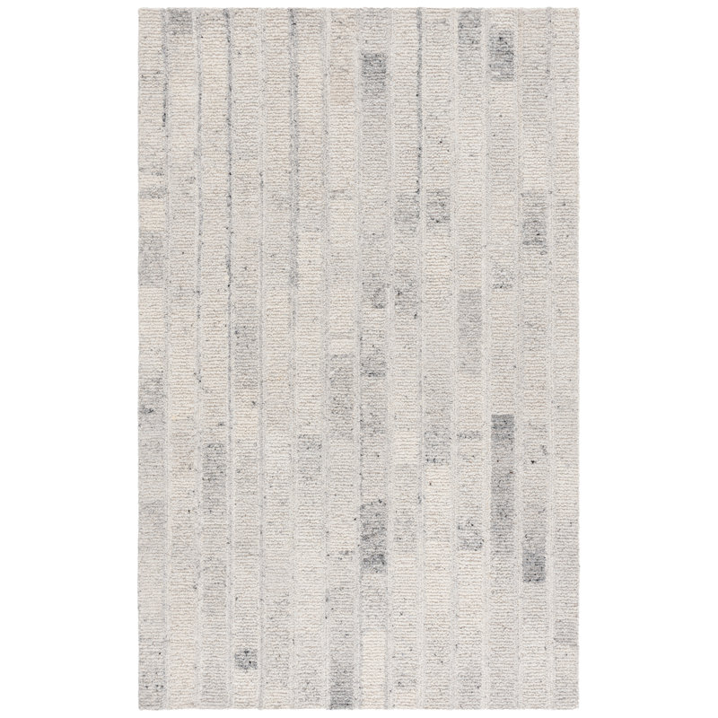Harvest 108 Hand Tufted Wool Pile Striped Rug, Rectangle 9' x 12'