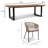 Fabiano Rectangular 6 - Person 175cm Long Dining Set with Cushions-1706490308