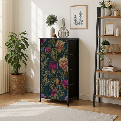 Commode de rangement verticale 4 tiroirs