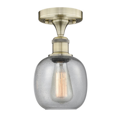 Magreb Glass Semi Flush Mount