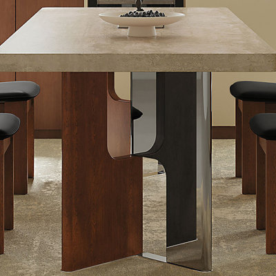 French style retro rectangular dining table sets
