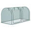 Cage de culture facile à utiliser, tente de protection des plantes, avec portes à fermeture à glissière, sac de rangement et piquets de sol