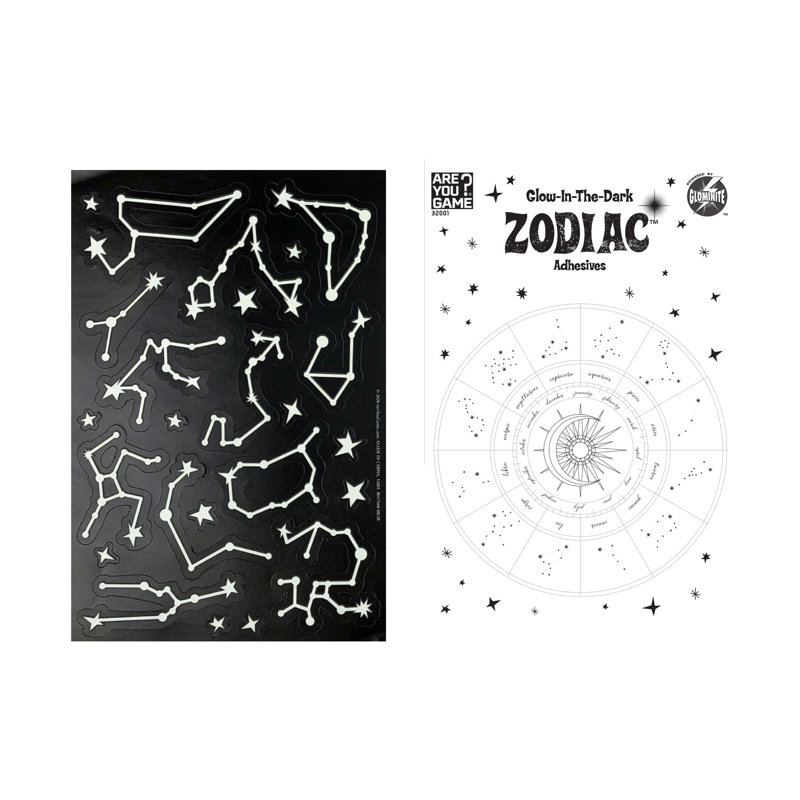 Adhésifs du zodiaque Glow in the Dark