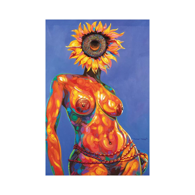 My Nectar by Akintayo Akintobi - Print on Canvas, Wrapped Canvas, 101.6 cm H x 66.04 cm W x 1.91 cm D