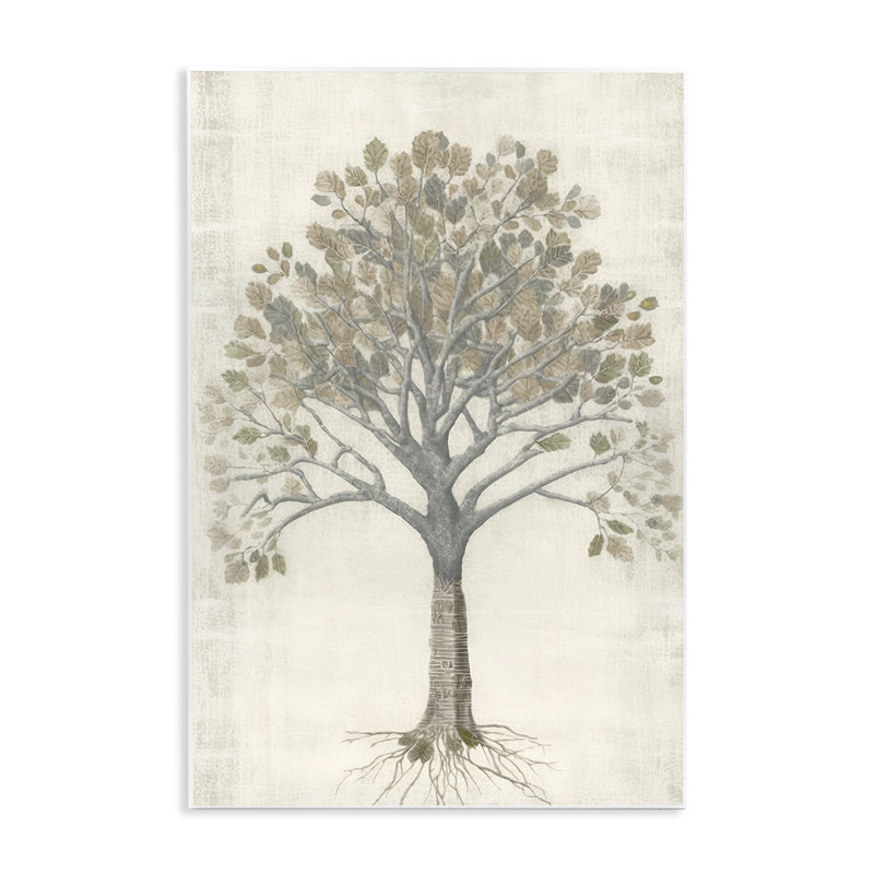 "Wise Tree Impression" par Petal Prints Design, H 15 po x l 10 po